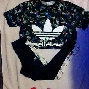 Adidas shirt with matching pants